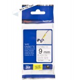 Brother TZE-FX221 laminált P-touch szalag (9mm) Black on White - 8m TZEFX221