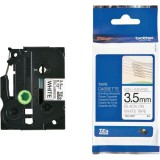 Brother TZE-N201 laminált P-touch szalag (3, 5mm) Black on Clear - 8m (TZEN201)