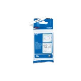 Brother TZE-R231 selyem szövet P-touch szalag (12mm) Black on White - 4m TZER231