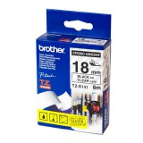 Brother TZE-S141 laminált P-touch szalag (18mm) Black on Clear - 8m TZES141