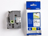Brother TZE-S251 laminált P-touch szalag (24mm) Black on White - 8m (TZES251)