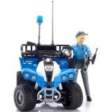 Bruder Bworld rendőrségi quad női sofőrrel (63010)