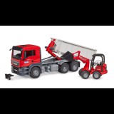 Bruder MAN TGS LKW teherautó konténerrel és rakodóval (03767)
