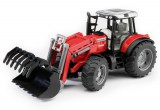 BRUDER Massey Ferguson 7480 homlokrakodóval (02042)