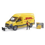 Bruder Sprinter DHL Furgon Kiegészítőkkel (02671)
