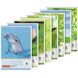 Brunnen A5 80 lapos ragasztott kockás jegyzettömb (1041925)