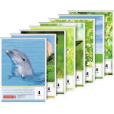 Brunnen A5 80 lapos ragasztott vonalas jegyzettömb (1041924)