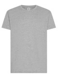 BS Core 190 BS024 rövid ujjú pamut póló S-2XL HEATHER GREY