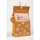 Btech Magyarország Kft. Budapest, Erzsébet királyné útja 56/b, 1142 info@btech.hu Mini zsebes ajándéktáska barna pöttyös