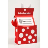 Btech Magyarország Kft. Budapest, Erzsébet királyné útja 56/b, 1142 info@btech.hu Mini zsebes ajándéktáska piros fehér pöttyös