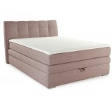 Budapesti Kárpitos Amelie Boxspring franciaágy - rózsaszín