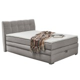 Budapesti Kárpitos Amelie Boxspring franciaágy - szürke