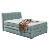 Budapesti Kárpitos Amelie Boxspring franciaágy - türkiz