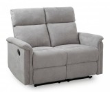 Budapesti Kárpitos Anmar kétszemélyes relax kanapé szürke szövet