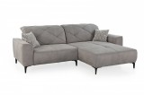 Budapesti Kárpitos CHIASSO sarok ülőgarnitúra - világosszürke