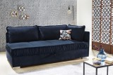 Budapesti Kárpitos Dinna kanapé - sötétkék