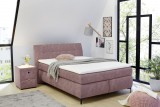 Budapesti Kárpitos Gitta boxspring ágy (140 x 200 ) - rózsaszín
