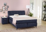 Budapesti Kárpitos Gitta boxspring ágy (140 x 200 ) - sötét kék