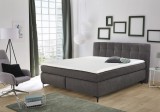 Budapesti Kárpitos Gitta boxspring ágy (180 x 200 ) - sötét szürke