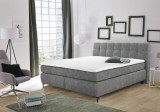 Budapesti Kárpitos Gitta boxspring ágy (180 x 200 ) - szürke