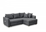 Budapesti Kárpitos GROOMER - univerzális sarokkanapé - szürke