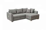 Budapesti Kárpitos GROOMER - univerzális sarokkanapé - világosszürke