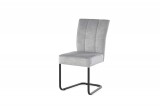 Budapesti Kárpitos Joachim étkezőszék - világosszürke (velúr hatású)