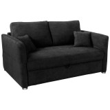 Budapesti Kárpitos Lacca 140 kanapéágy - fekete