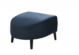 Budapesti Kárpitos Leeds ülőke - sötétkék (bársony hatású)