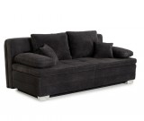 Budapesti Kárpitos Lindberg - 2 személyes kanapéágy - fekete