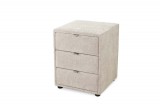 Budapesti Kárpitos LORE - Éjjeliszekrény (bézs)