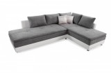 Budapesti Kárpitos Mandera sarokkanapé jobbos - fehér/szürke