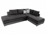 Budapesti Kárpitos Mandera sarokkanapé jobbos - sötétszürke