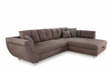 Budapesti Kárpitos MARABELLA - Sarok-ülőgarnitúra (Barna)