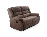 Budapesti Kárpitos Maryland 2-üléses relax kanapé (vintage barna)