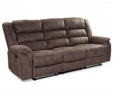 Budapesti Kárpitos Maryland, 3-üléses relax kanapé (vintage barna)