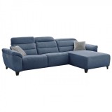 Budapesti Kárpitos Puglia univerzális sarokkanapé - kék