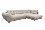 Budapesti Kárpitos SELENA - Sarokkanapé (Bézs-Szürke)