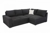 Budapesti Kárpitos SWEENY - Sarokkanapé - Fekete