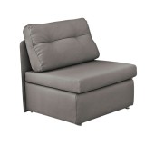 Budapesti Kárpitos Tennis fotelágy - szürkésbarna