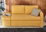 Budapesti Kárpitos TITUS kisméretű kanapé - sárga