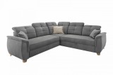 Budapesti Kárpitos UDINESE - Sarok-ülőgarnitúra (Szürke)
