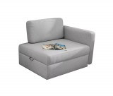 Budapesti Kárpitos Yamster fotelágy - világosszürke