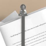 Buddha, ezüst  - Fém könyvjelző