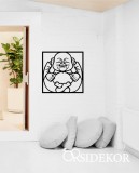 Buddha falikép fából