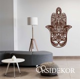 Buddha kéz faldísz-falikép fából