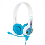 BuddyPhones kids headphones wired StudyBuddy (Blue)