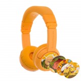 BuddyPhones Play+ Bluetooth gyermek fejhallgató sárga (BT-BP-PLAYP-YELLOW) (BT-BP-PLAYP-YELLOW) - Fejhallgató