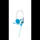 BuddyPhones StudyBuddy sztereó headset kék-fehér (BP-SB-BLUE-01) (BP-SB-BLUE-01) - Fejhallgató