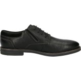 BUGATTI VENTUR black Férfi bőr cipő